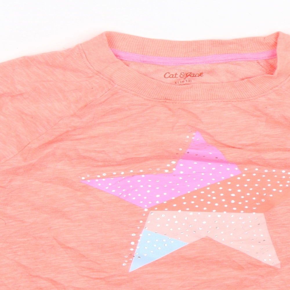 Cat & Jack Womens Pink   Pullover Sweatshirt Size 12