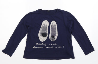 Zara Boys Blue   Basic T-Shirt Size 11-12 Years