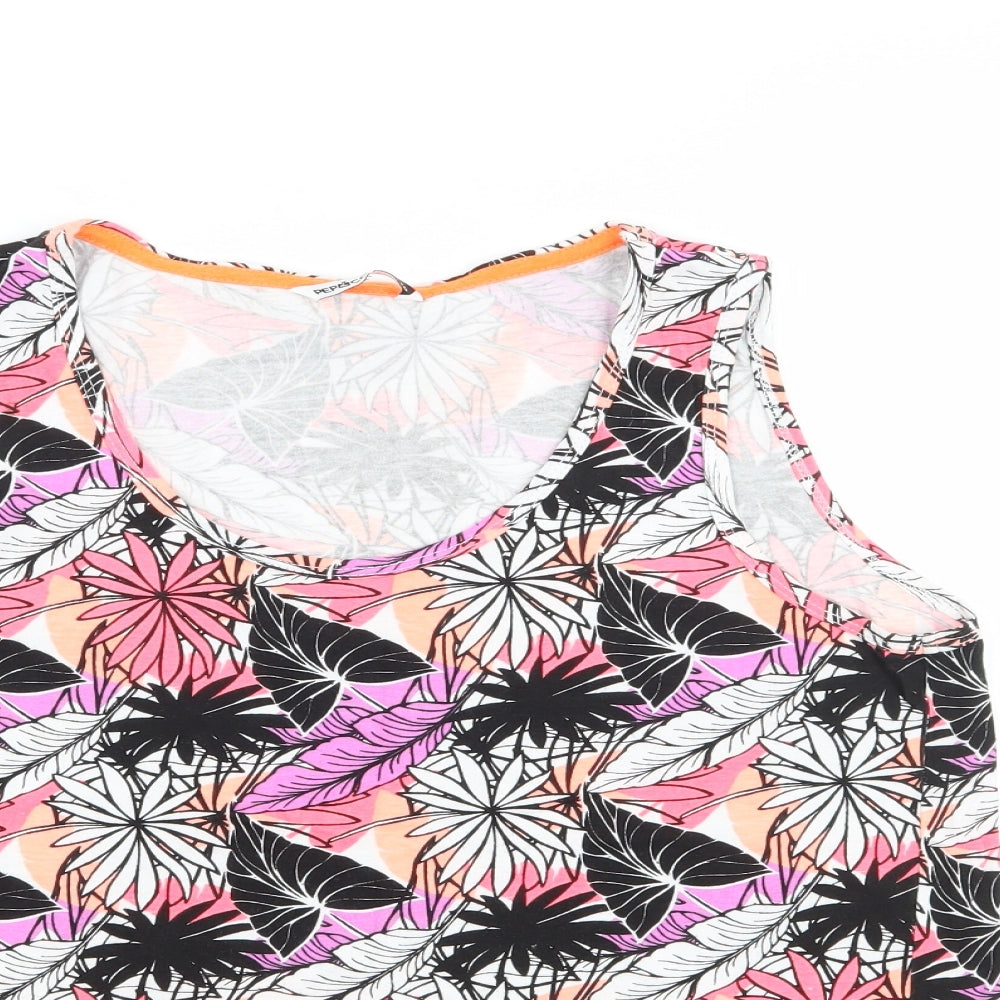 Womens UK Size 10 Pep & Co Pink Basic Blouse