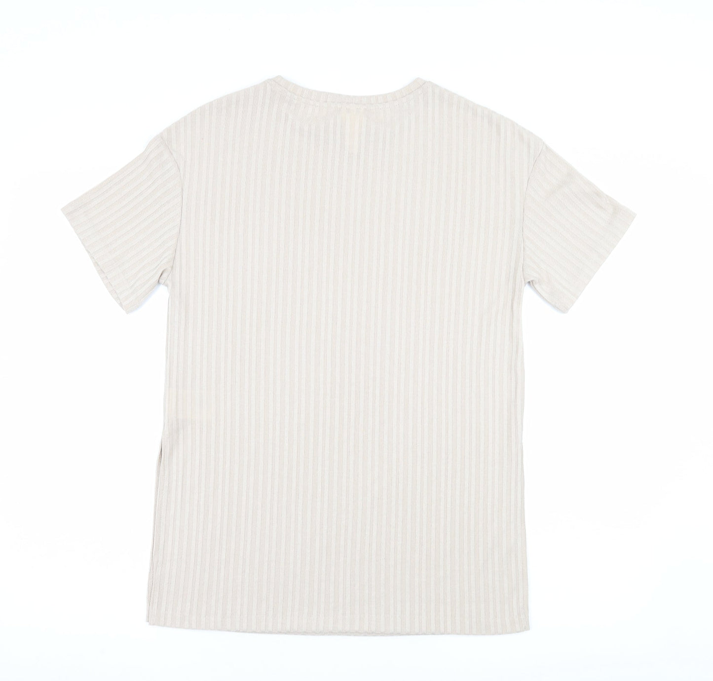 Womens UK Size XS H&M Beige Basic Blouse