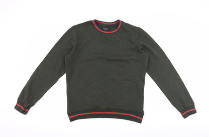 Brave Soul Mens Green   Pullover Jumper Size S