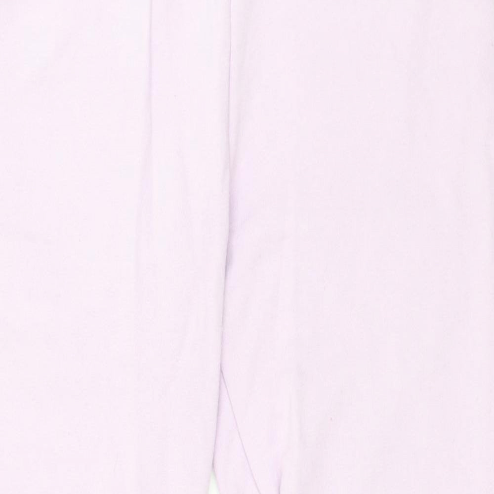 Womens UK Size L Pull&Bear Regular Fit Sweatpants Pink Trousers
