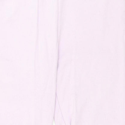 Womens UK Size L Pull&Bear Regular Fit Sweatpants Pink Trousers