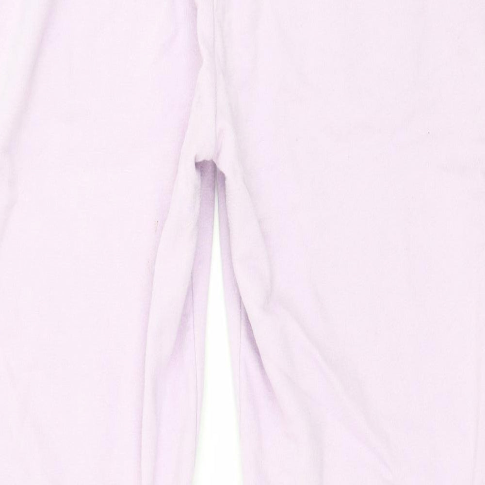 Womens UK Size L Pull&Bear Regular Fit Sweatpants Pink Trousers
