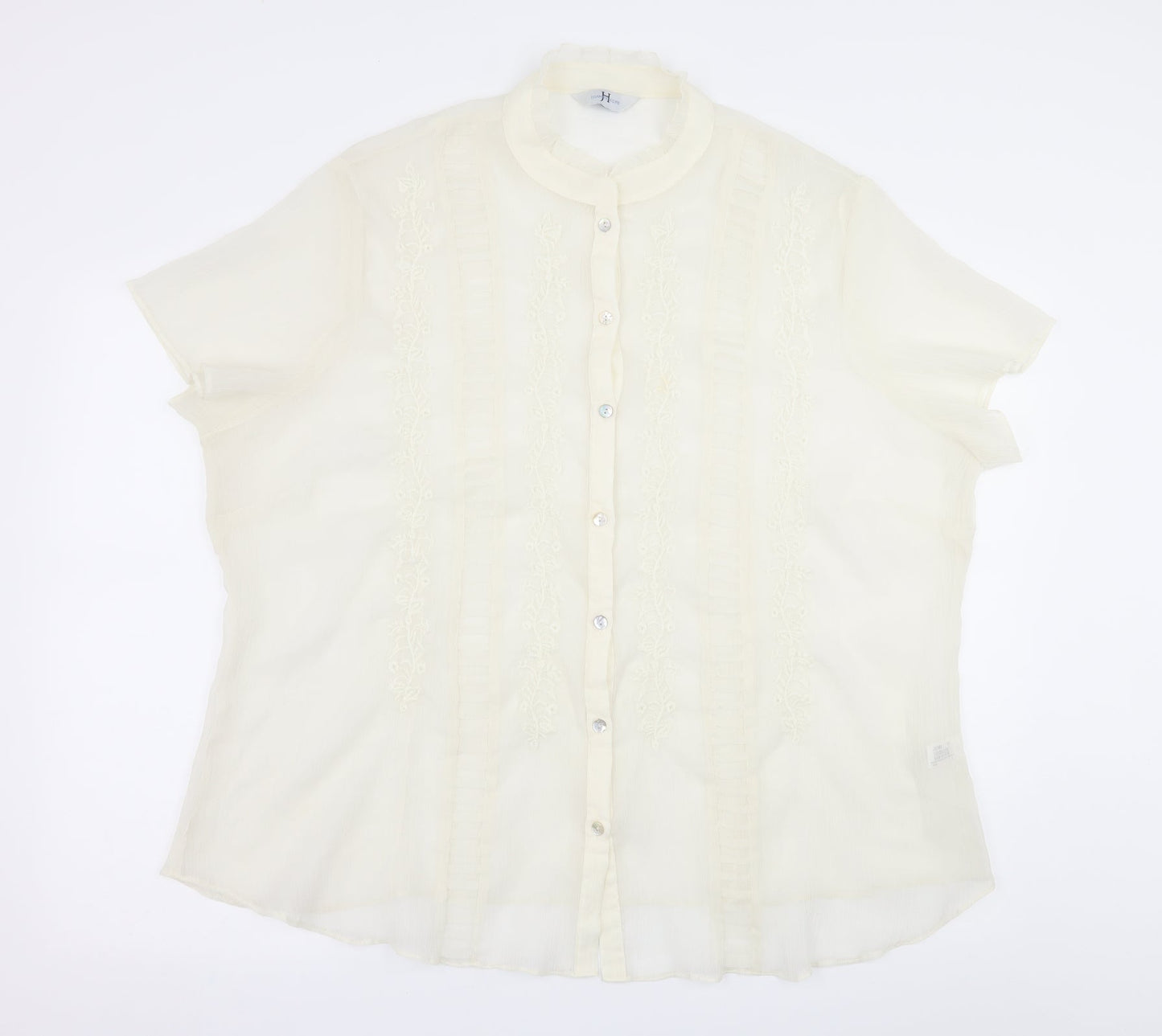 Womens UK Size 26 Joanna Hope White Basic Blouse