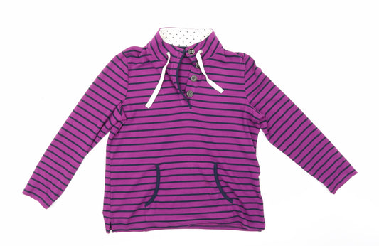Bm Casual Womens Multicoloured Striped  Pullover Jumper Size M