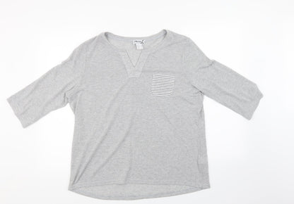 Collection L Womens Grey   Pullover Jumper Size 20