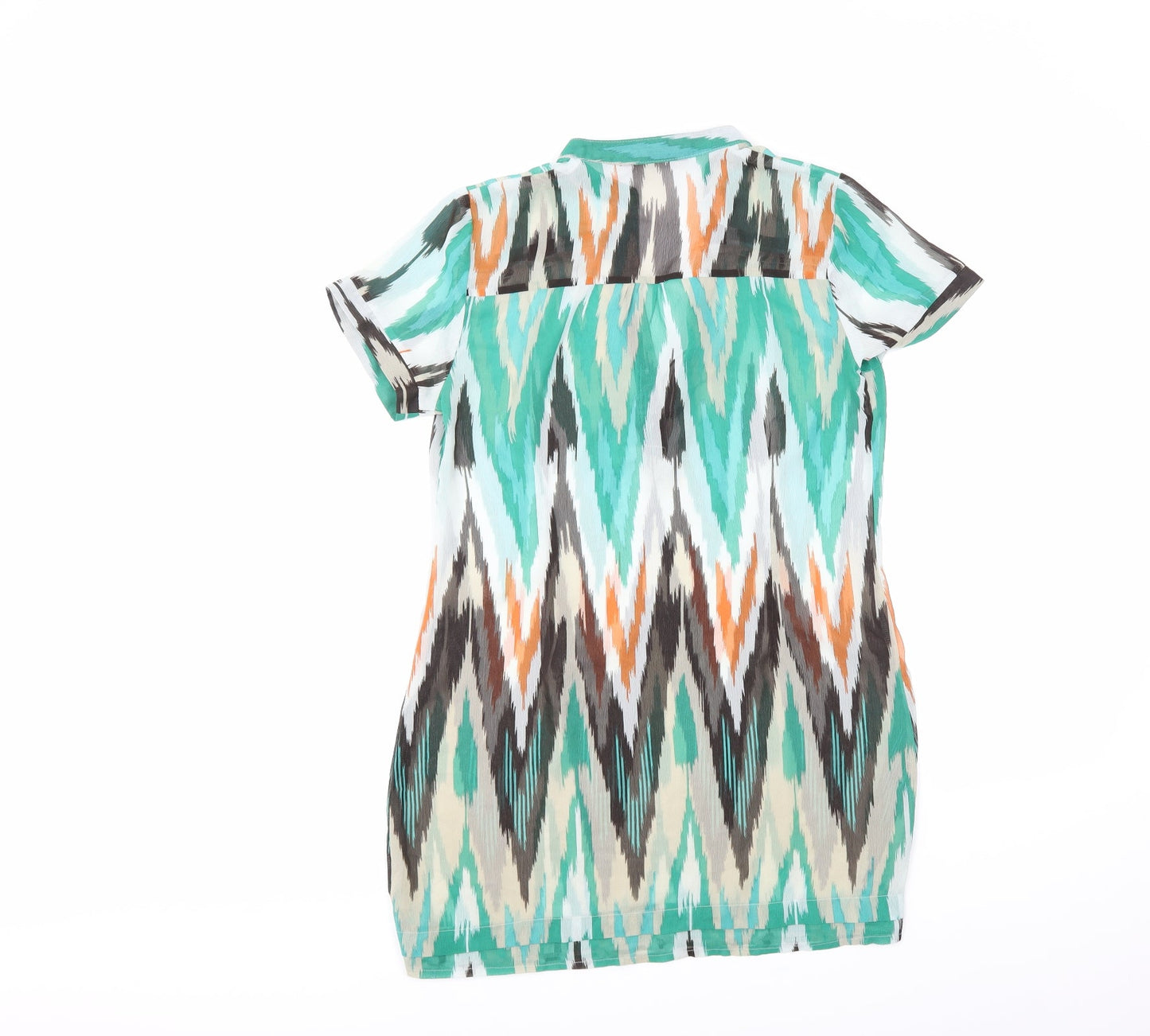 Womens UK Size 12 John Richmond Multicoloured Tunic Blouse