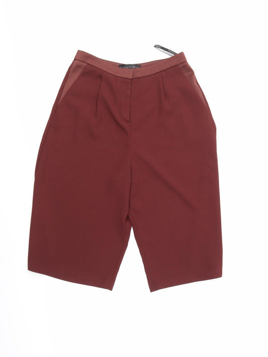 Top Shop Womens Red   Mom Shorts Size 8