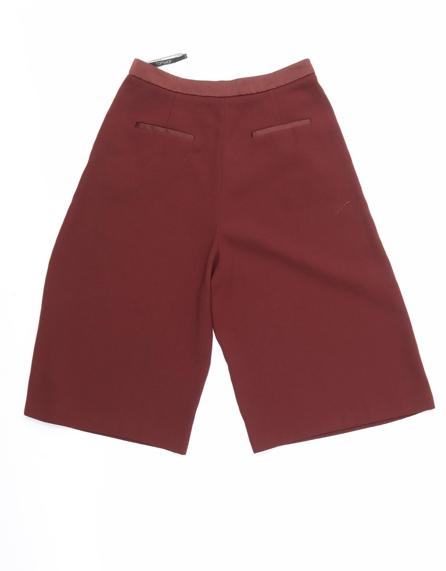 Top Shop Womens Red   Mom Shorts Size 8