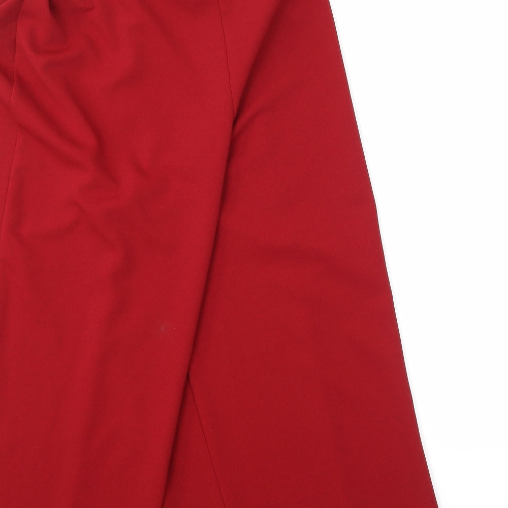 George Womens Red   Cropped Trousers Size 30 in L20 in