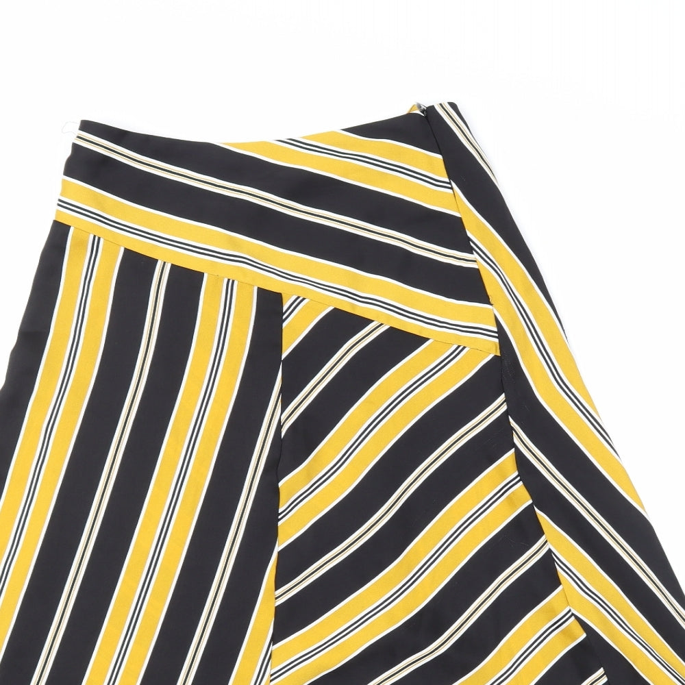 F&F Womens Multicoloured Geometric  A-Line Skirt Size 6