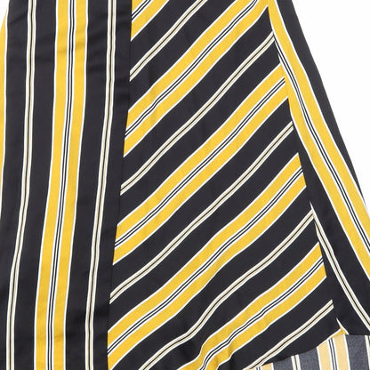 F&F Womens Multicoloured Geometric  A-Line Skirt Size 6
