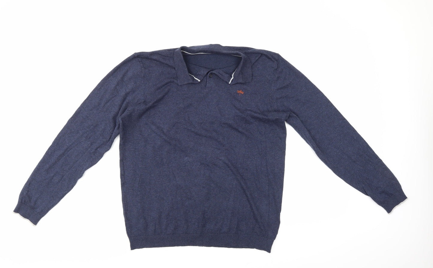 Easy Mens Blue   Pullover Jumper Size L