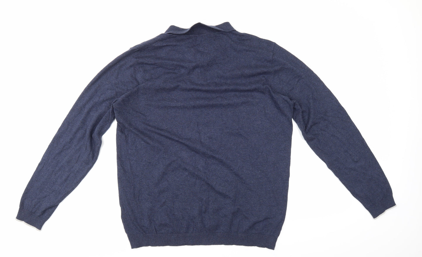 Easy Mens Blue   Pullover Jumper Size L
