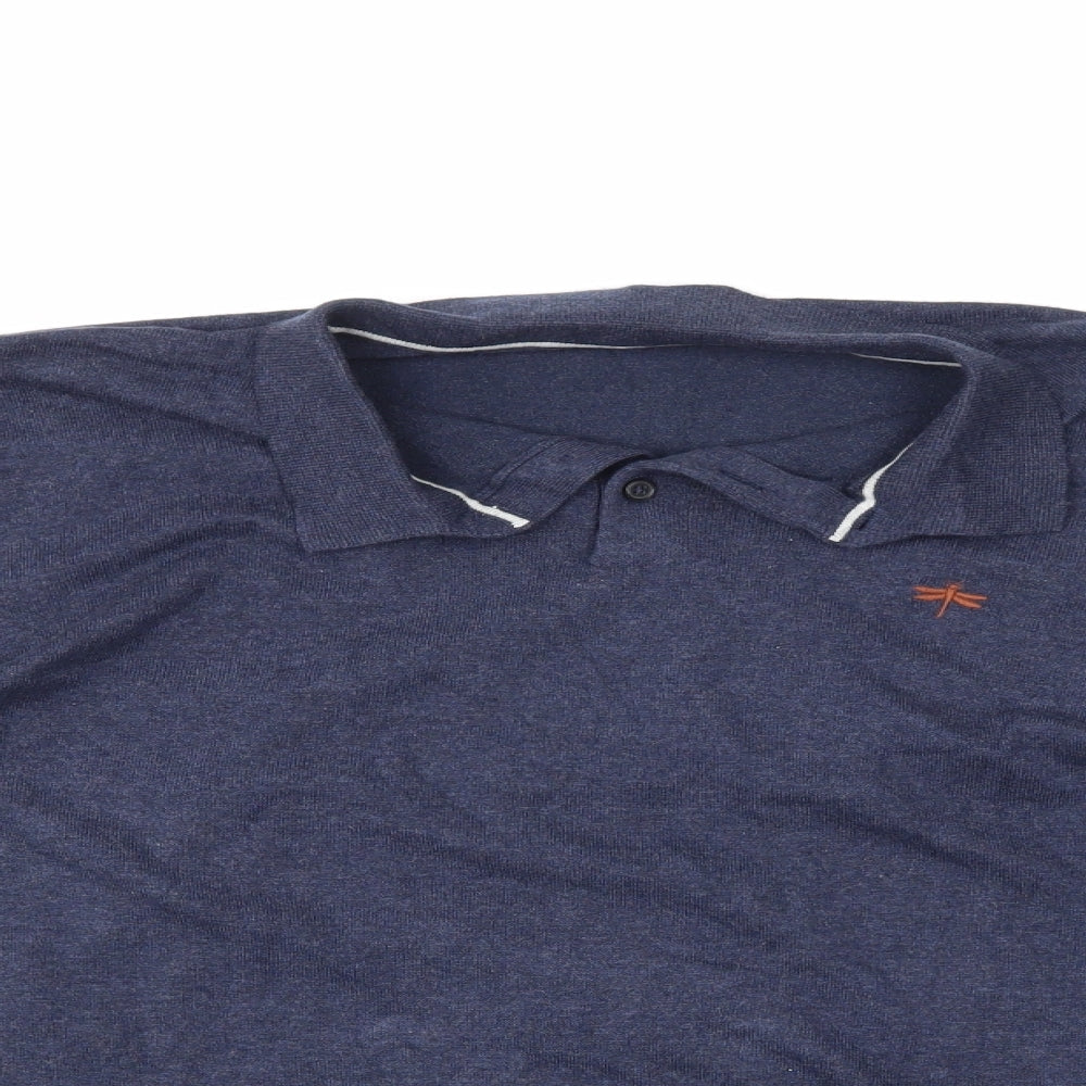 Easy Mens Blue   Pullover Jumper Size L