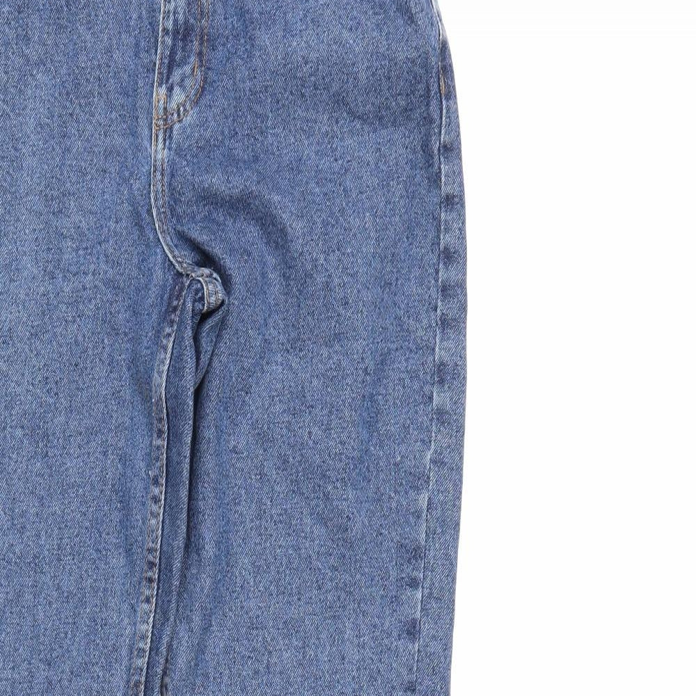 Denim & Co. Womens Blue  Denim Straight Jeans Size 6 L26 in