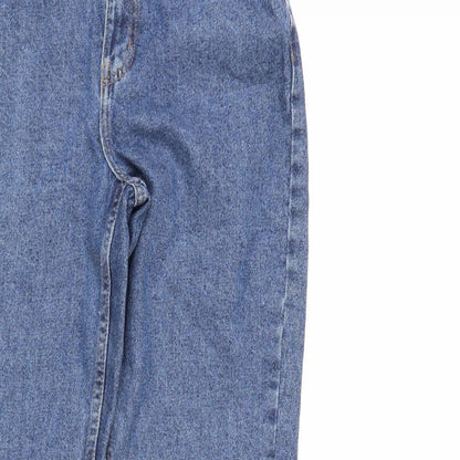 Denim & Co. Womens Blue  Denim Straight Jeans Size 6 L26 in