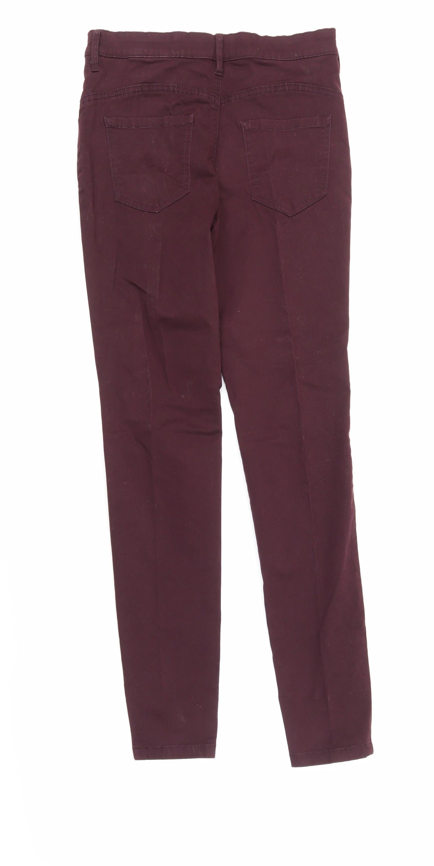 F&F Womens Purple  Denim Straight Jeans Size 6 L29 in