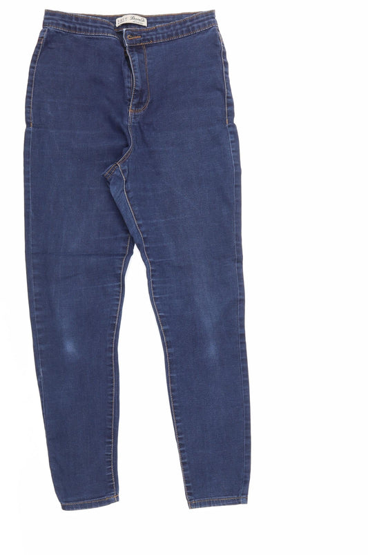 Denim & Co. Womens Blue   Straight Jeans Size 10 L25 in