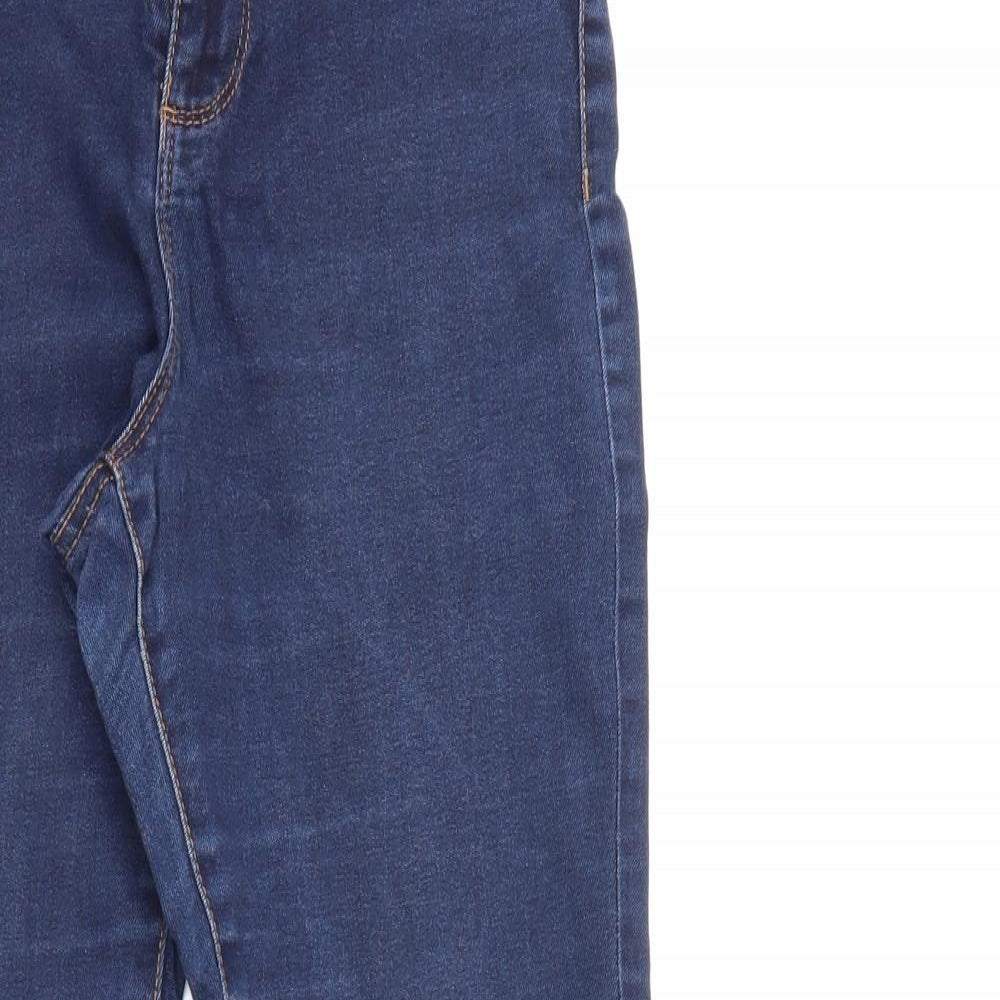 Denim & Co. Womens Blue   Straight Jeans Size 10 L25 in