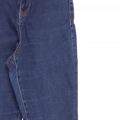 Denim & Co. Womens Blue   Straight Jeans Size 10 L25 in