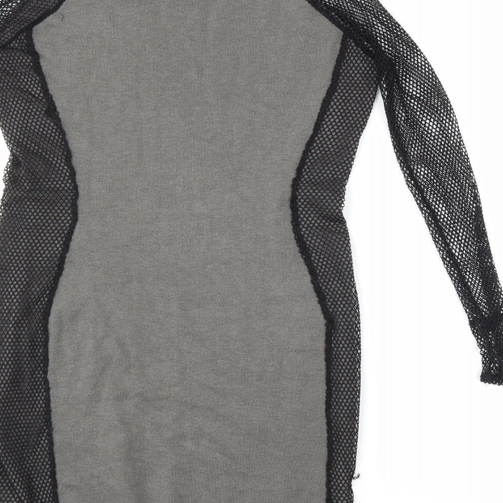 Derek Heart Womens Grey   Jumper Dress  Size M