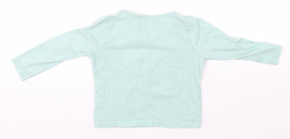 Primark Girls Green   Basic T-Shirt Size 2-3 Years  - Sprinkles