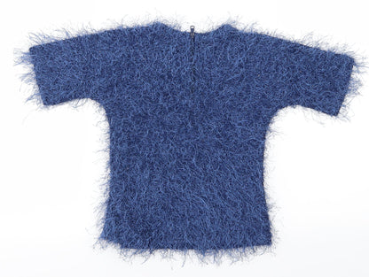Pep&Co Girls Blue   Pullover Jumper Size 5-6 Years