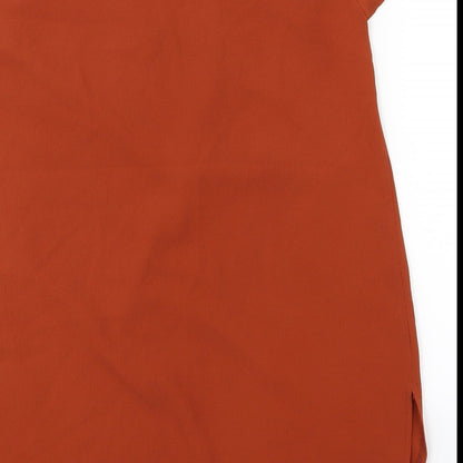 New Look Womens Orange   Basic Blouse Size 8