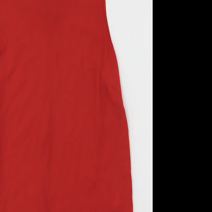 Matalan Womens Red   Shirt Dress  Size 8