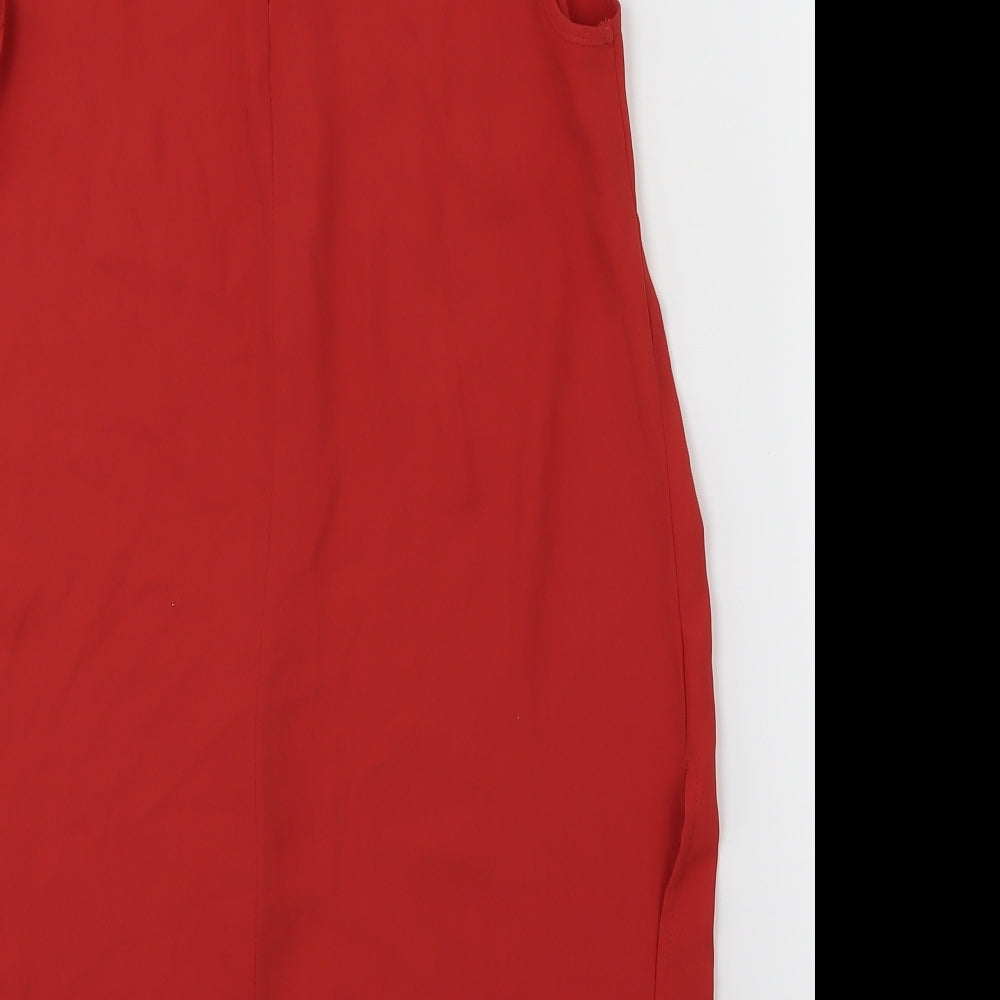Matalan Womens Red   Shirt Dress  Size 8