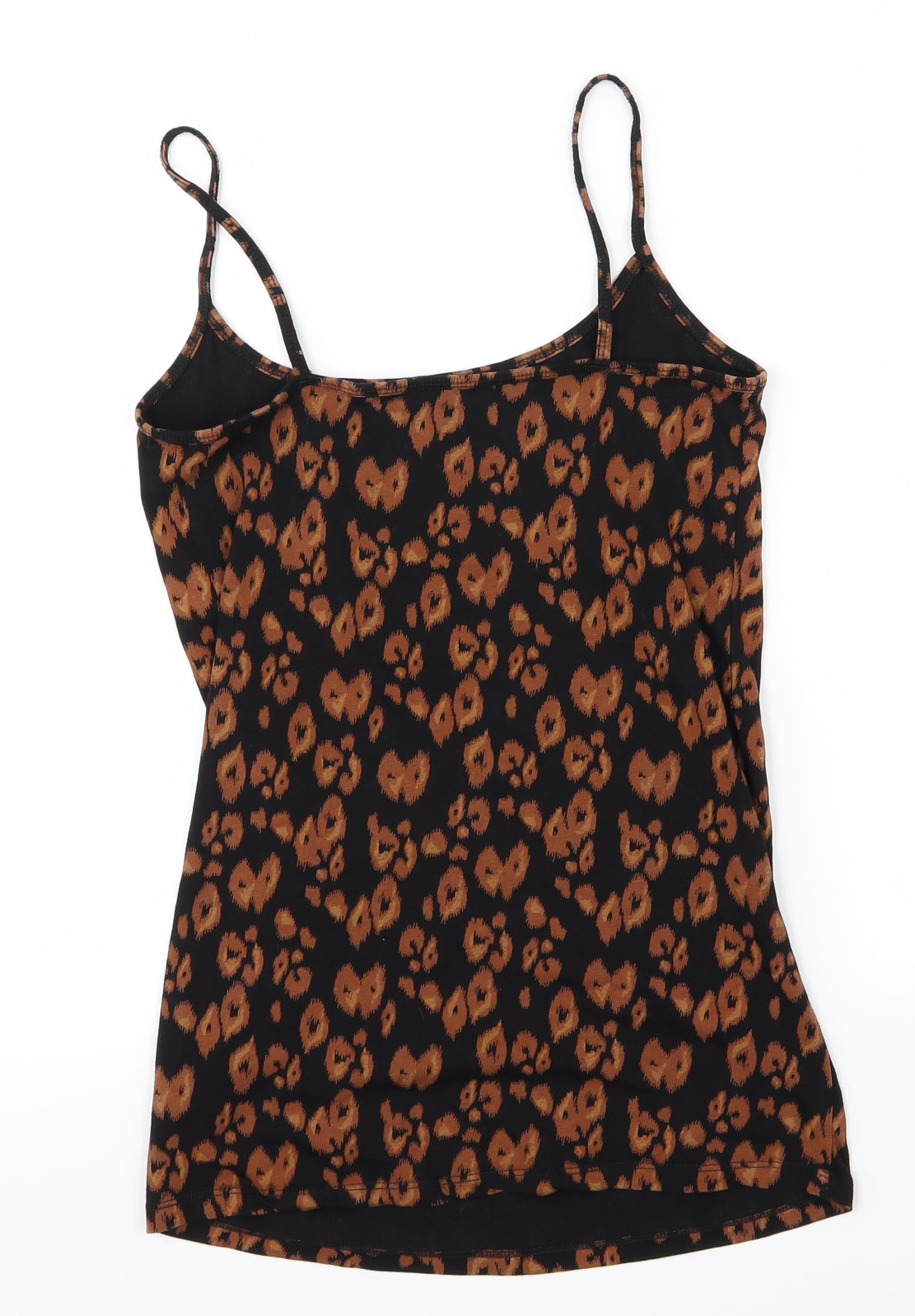 Womens UK Size 10 NEXT Orange Basic Tank