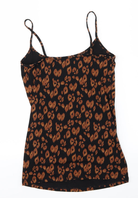 Womens UK Size 10 NEXT Orange Basic Tank