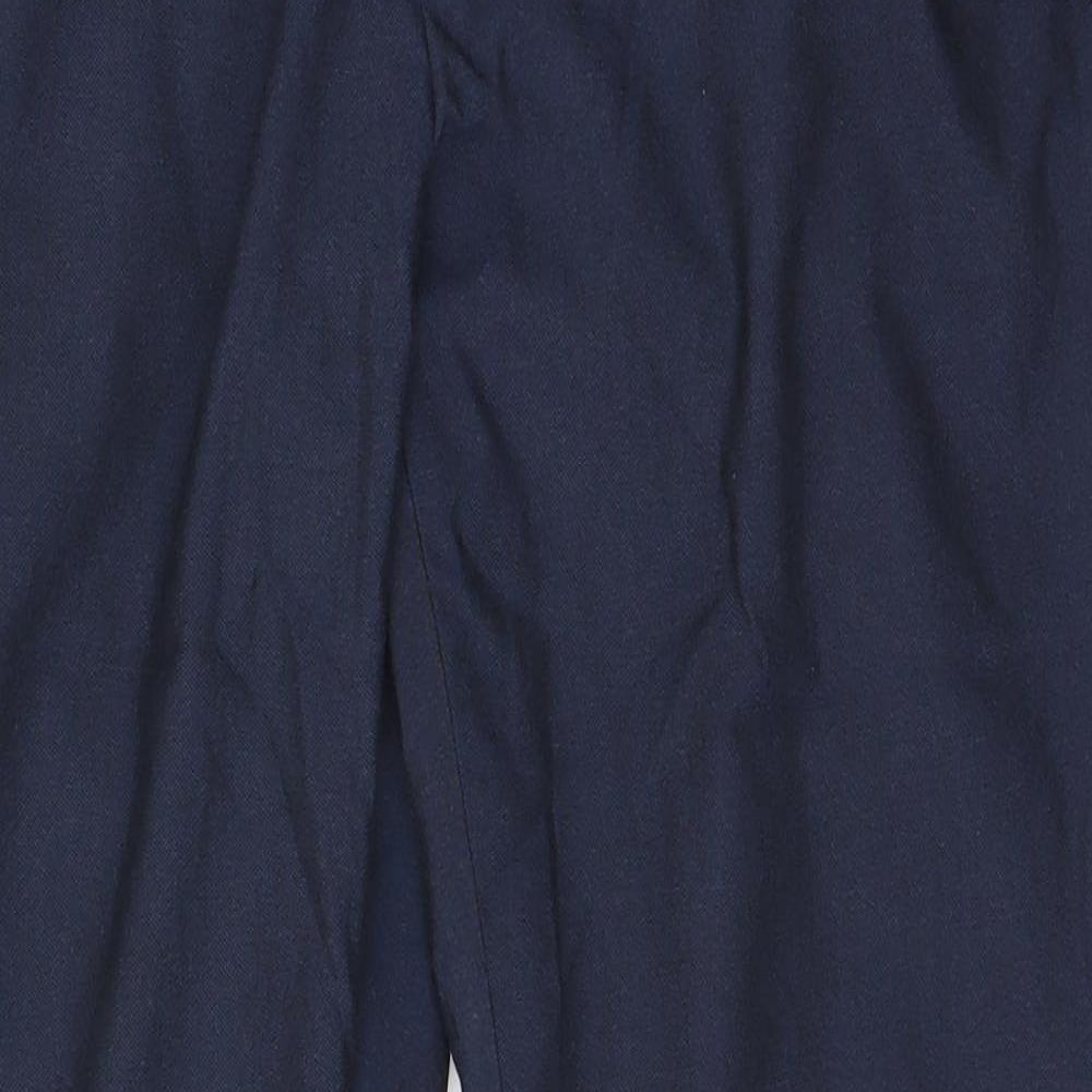 Mens UK Size M Cedar Wood State Regular Fit Dress Pants Blue Trousers
