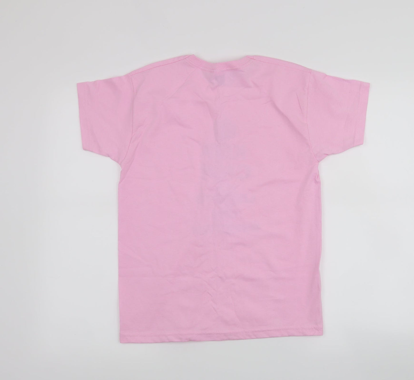 Fruit of the Loom Girls Pink   Basic T-Shirt Size 9-10 Years