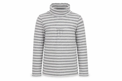 Next Girls Grey Striped  Pullover Jumper Size 8 Years