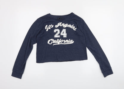 Candy Couture Girls Blue   Pullover Jumper Size 11 Years