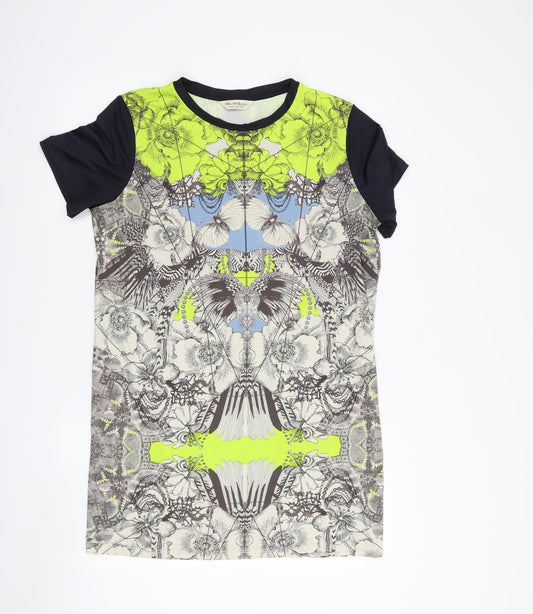 Miss Selfridge Womens Black   T-Shirt Dress  Size 8