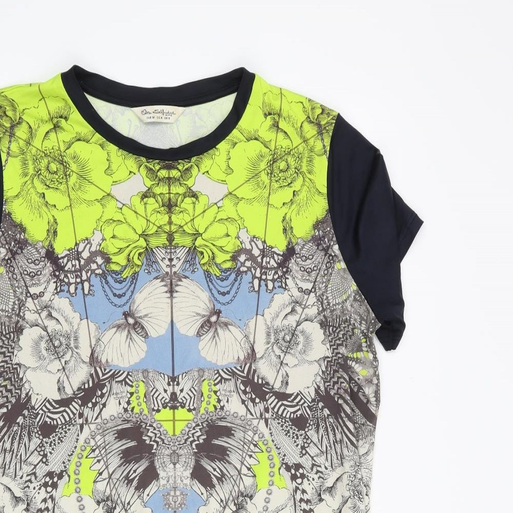 Miss Selfridge Womens Black   T-Shirt Dress  Size 8