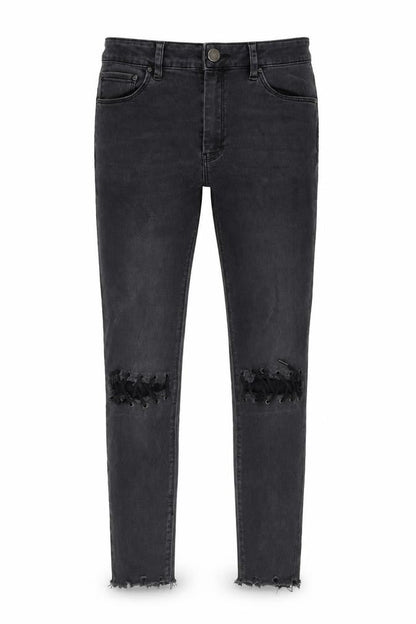 Mens UK Size 30 in ASOS Regular Fit Skinny Black Jeans