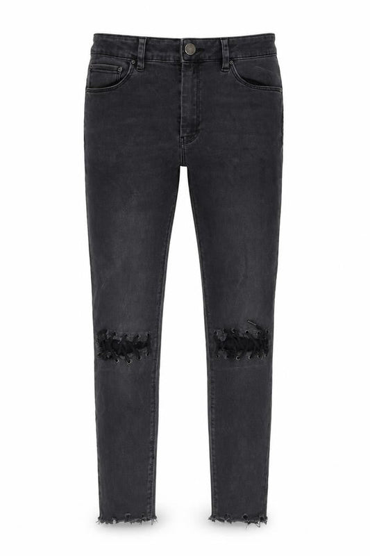 Mens UK Size 30 in ASOS Regular Fit Skinny Black Jeans
