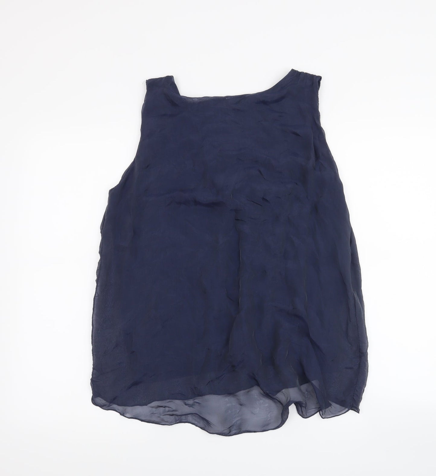 Womens UK Size M Stock Shop Blue Basic Tank