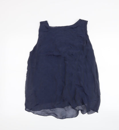 Womens UK Size M Stock Shop Blue Basic Tank
