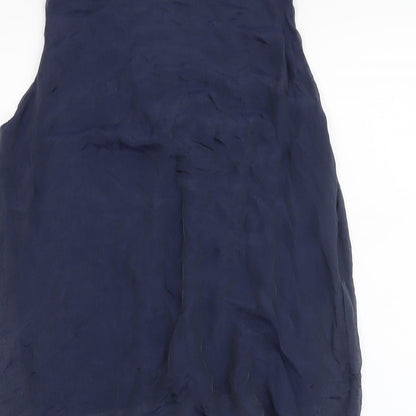 Womens UK Size M Stock Shop Blue Basic Tank