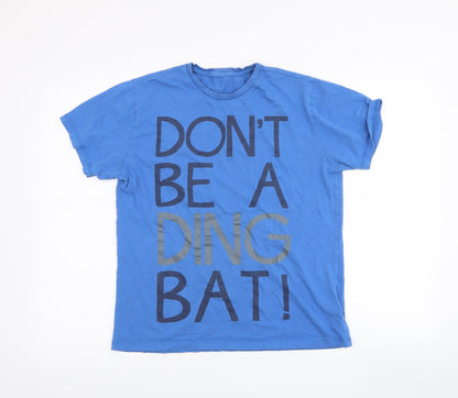 New Look Mens Blue    T-Shirt Size M