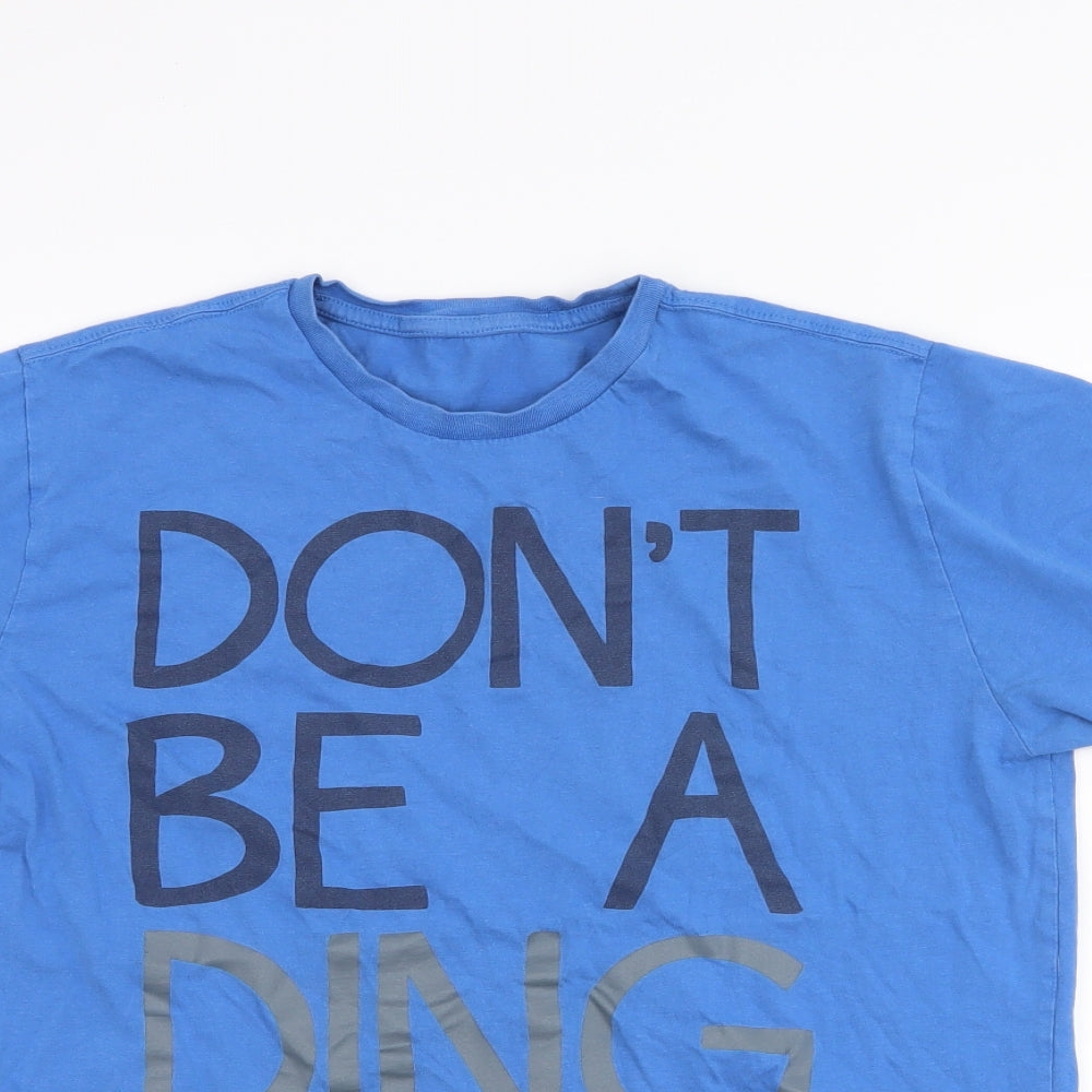 New Look Mens Blue    T-Shirt Size M