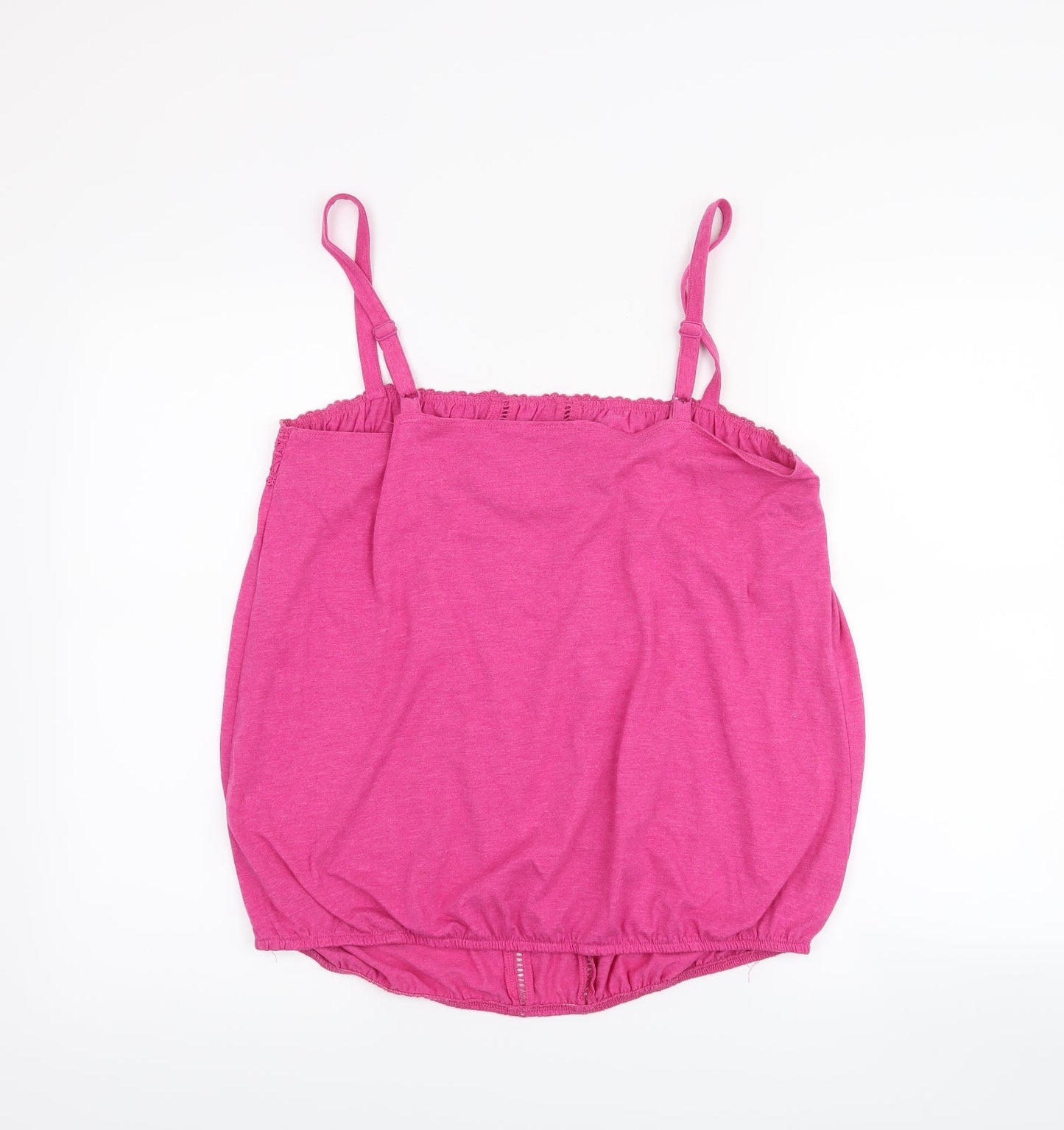 Womens UK Size 14 BHS Pink Basic Tank