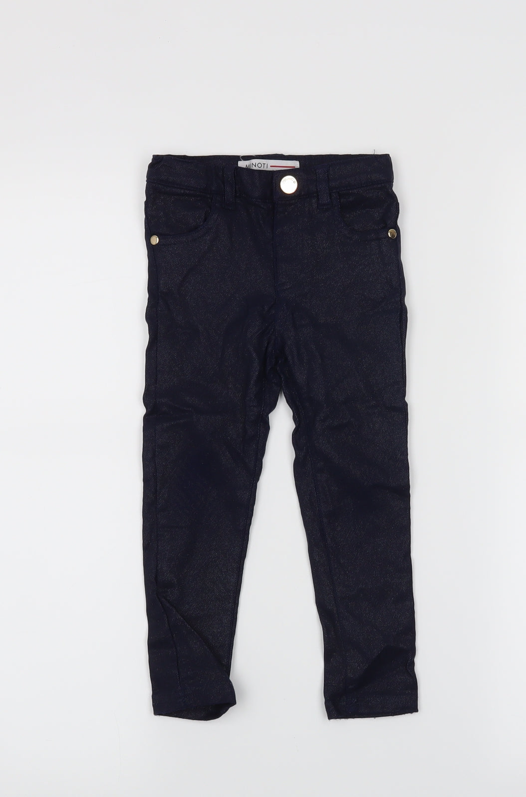 Minoti Girls Blue   Straight Jeans Size 2-3 Years