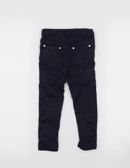 Minoti Girls Blue   Straight Jeans Size 2-3 Years